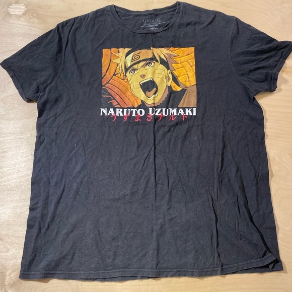 Black Short Sleeve Naruto Tee XL (46/48) (MM) - Picture 4 of 11